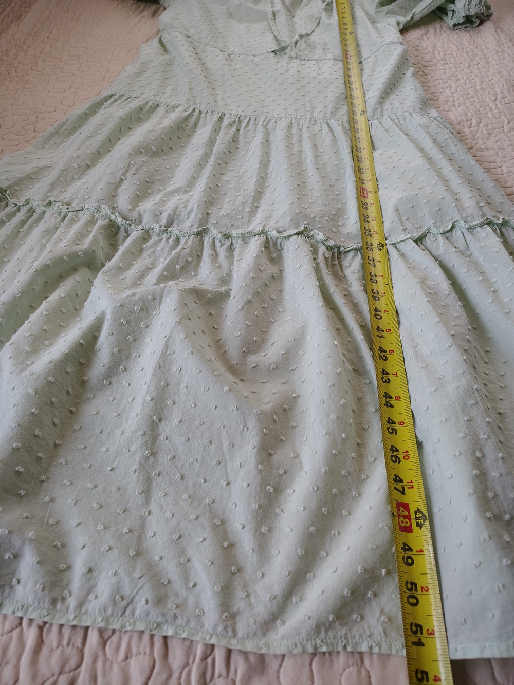 a new day Mint Tiered V-Neck Maxi Dress - Picture 9 of 14